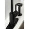 Gourmetier Continental Single-Handle Kitchen Faucet W/ Brass Sprayer, Black LS8710CTLBS - alternate 3